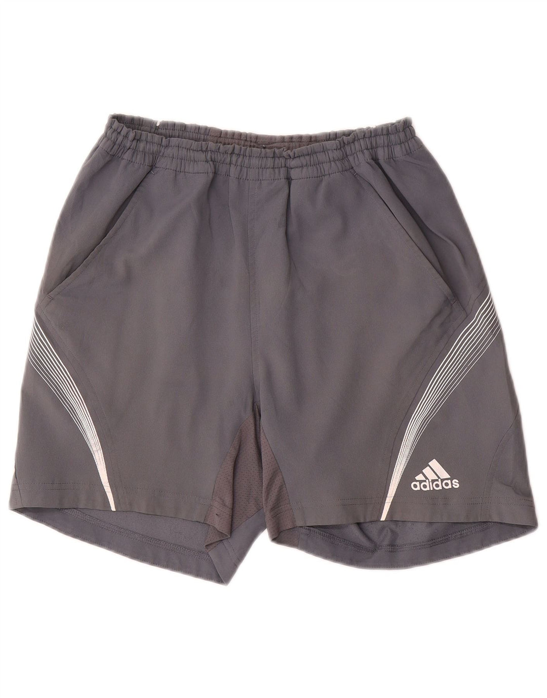 Adidas Mens Clima 365 Sport Shorts Small Grey Polyester