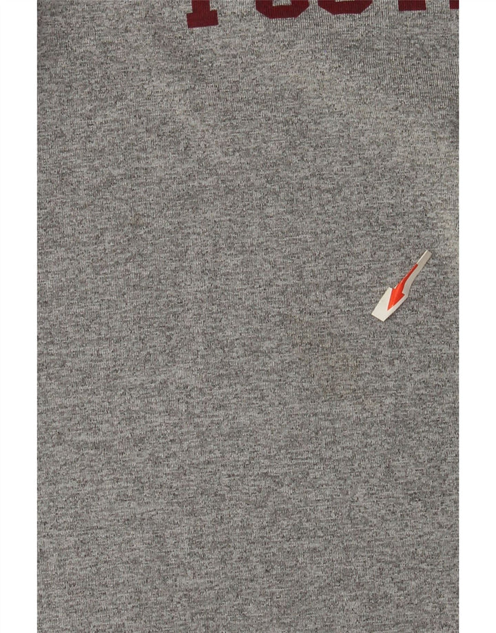Adidas Mens Fairmont Graphic Top Long Sleeve XL Grey Polyester