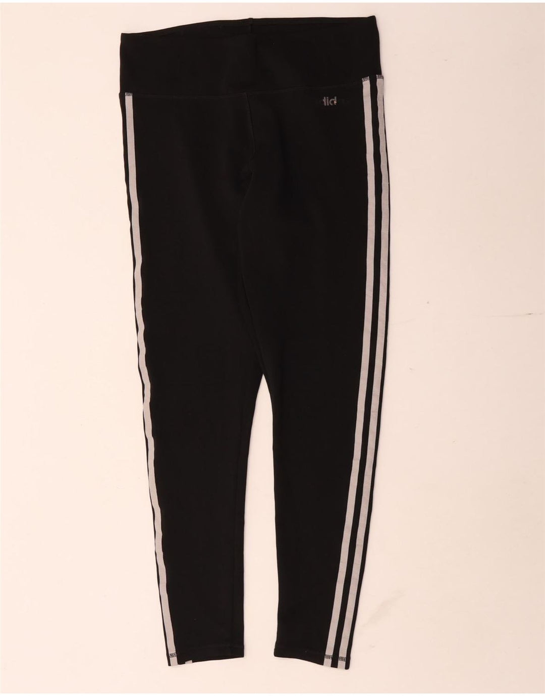 Adidas Womens Climalite Capri Leggings UK 12/14 Medium Black