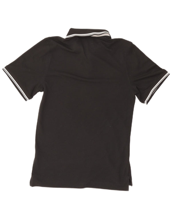NIKE Mens Dri Fit Polo Shirt Small Black Polyester