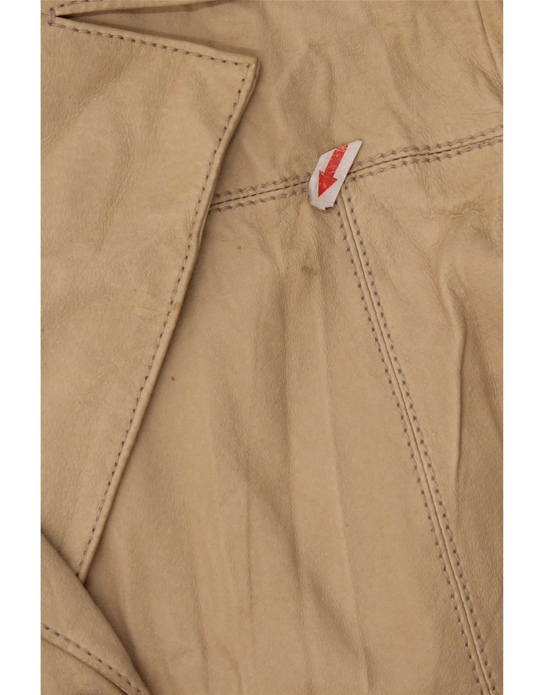 Conbipel Womens Leather Jacket IT 50 XL Beige