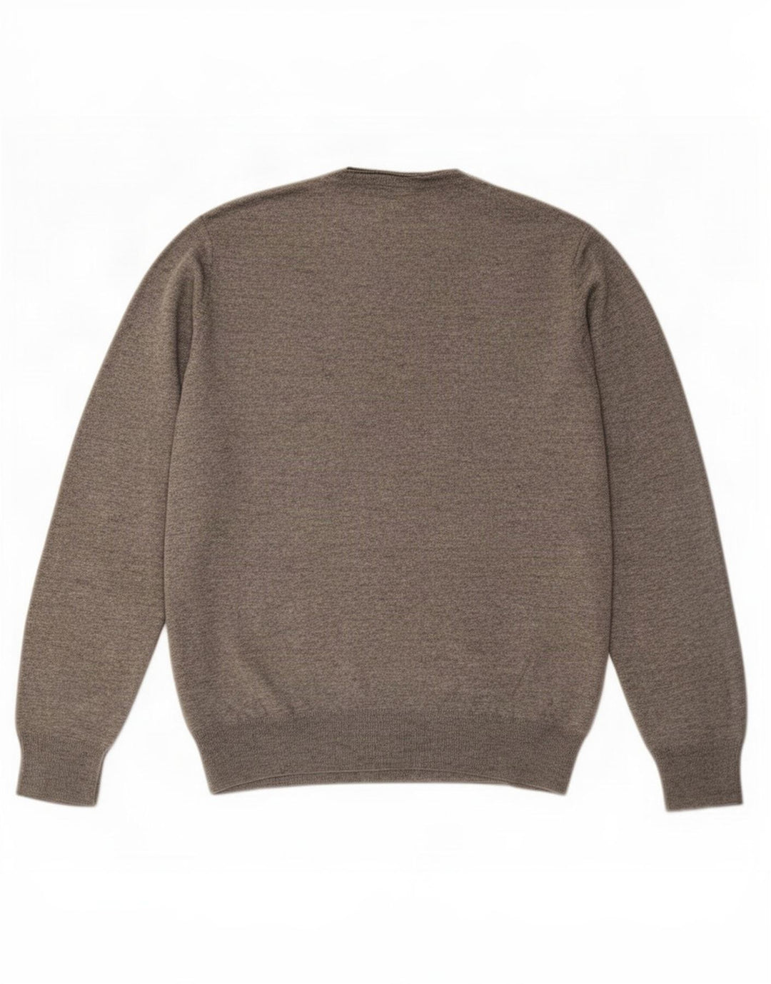 Fred Perry Mens Crew Neck Jumper Sweater Medium Grey Flecked