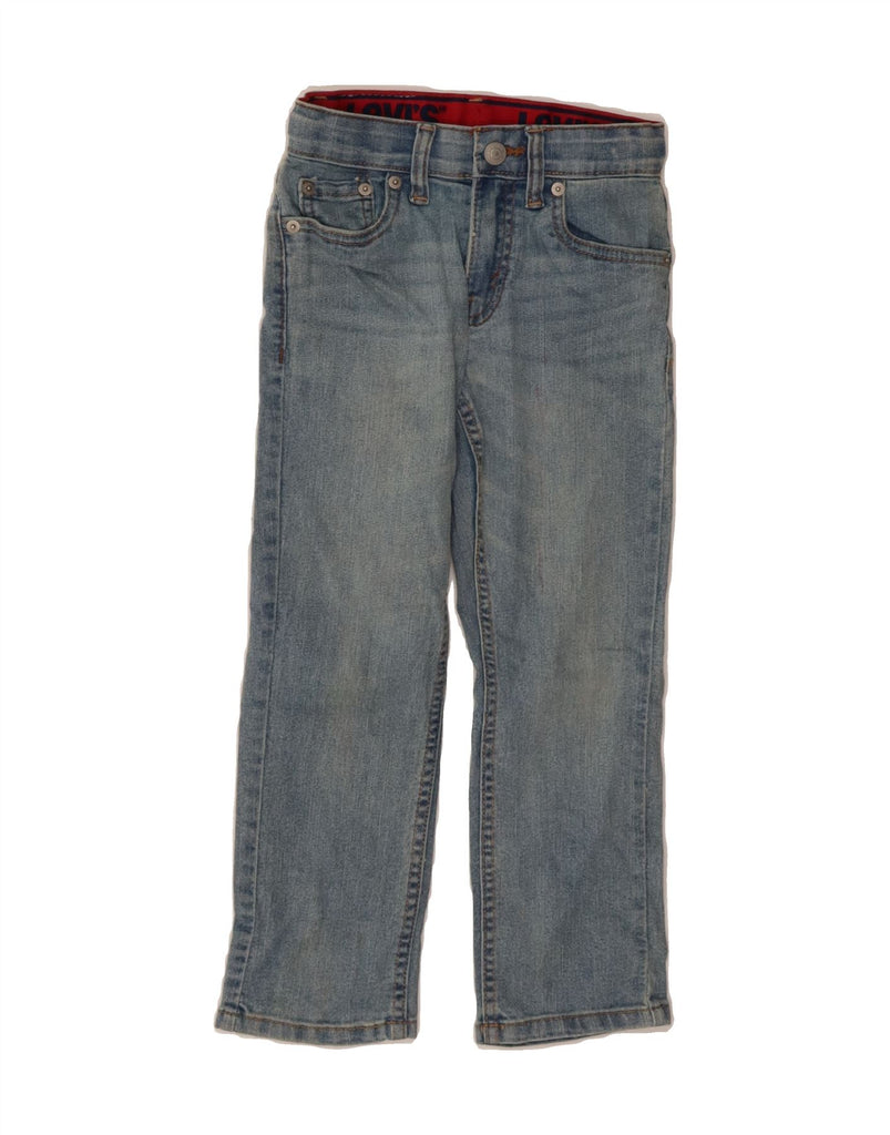 LEVI'S Boys 511 Slim Jeans 5-6 Years W22 L20 Blue Cotton Vintage Levi's and Second-Hand Levi's from Messina Hembry 