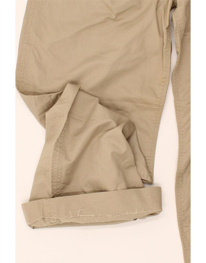 FAT FACE Mens Wide Leg Casual Trousers W34 L28  Beige Cotton Vintage Fat Face and Second-Hand Fat Face from Messina Hembry 