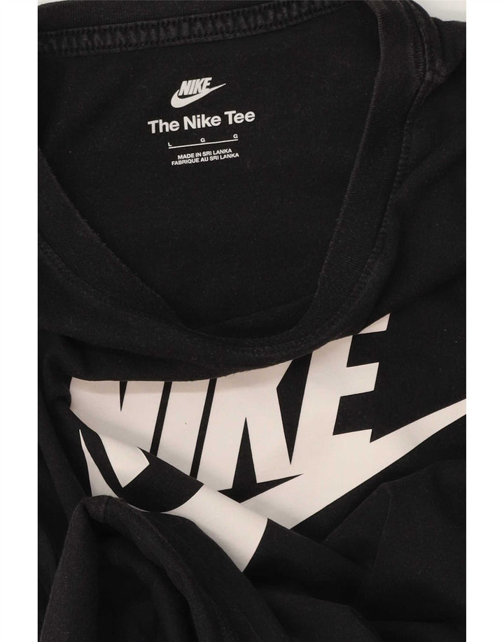 Nike Mens Graphic T-Shirt Top Large Black