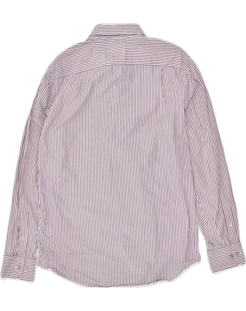 BANANA REPUBLIC Mens Slim Fit Shirt Size 15 15 1/2 Medium Purple Pinstripe | Vintage Banana Republic | Thrift | Second-Hand Banana Republic | Used Clothing | Messina Hembry 