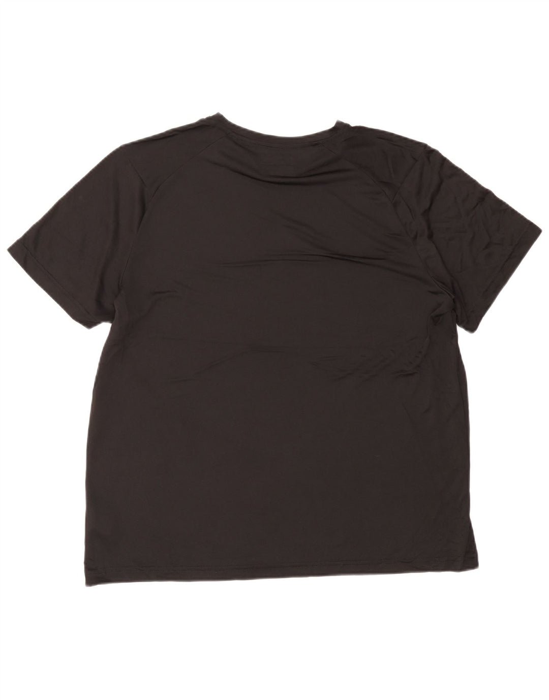 Russell Athletic Mens T-Shirt Top Large Black Polyester Sports