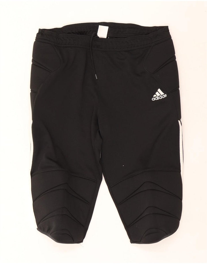 Adidas Mens Climalite Capri Tracksuit Trousers XL  Black Polyester