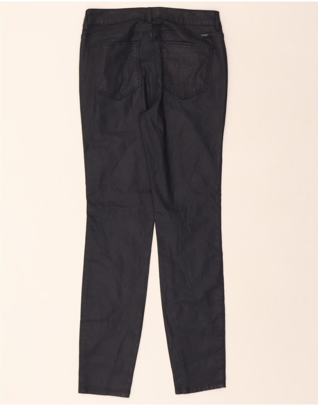 MASSIMO DUTTI Womens Slim Casual Trousers EU 38 Small W28 L29 Black Vintage Massimo Dutti and Second-Hand Massimo Dutti from Messina Hembry 