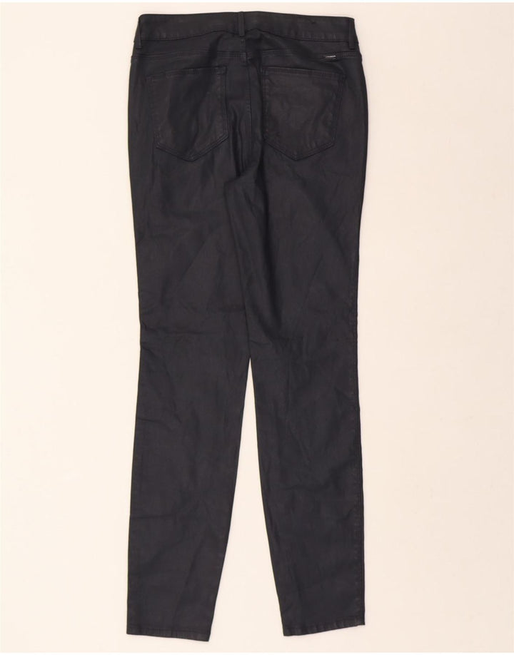 MASSIMO DUTTI Womens Slim Casual Trousers EU 38 Small W28 L29 Black Vintage Massimo Dutti and Second-Hand Massimo Dutti from Messina Hembry 
