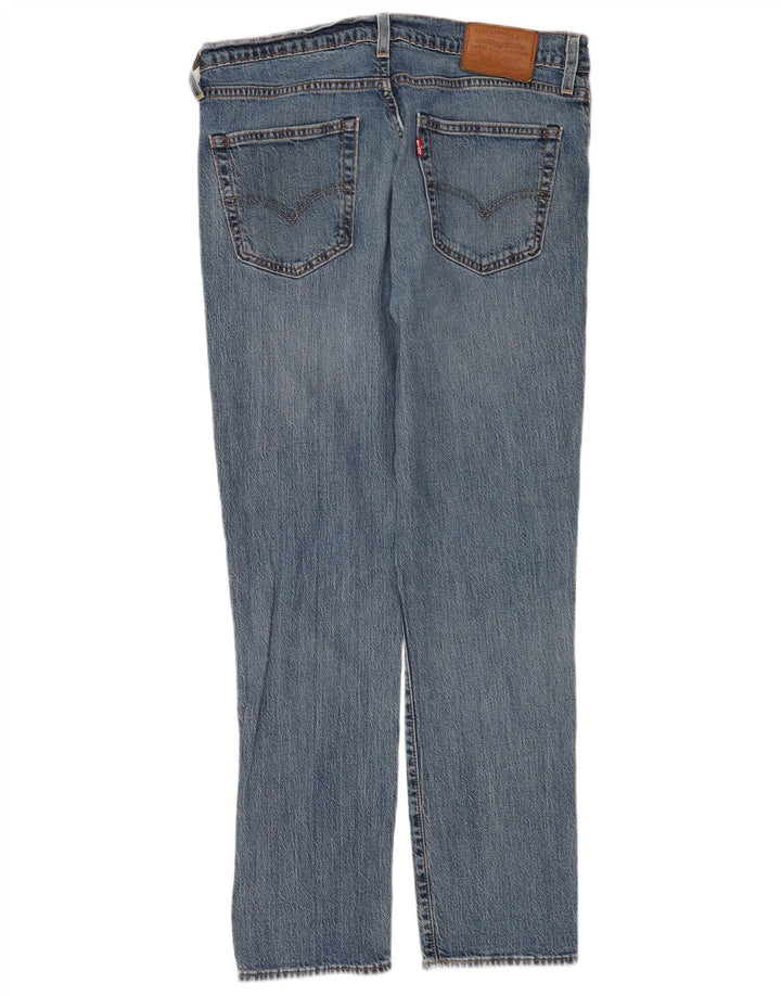 Levi's Mens 511 Slim Jeans W34 L30 Blue Cotton