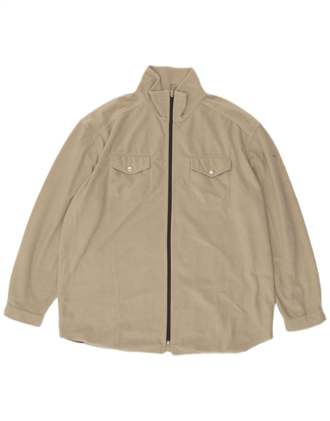 Diadora Mens Tracksuit Top Jacket XL Beige Polyester