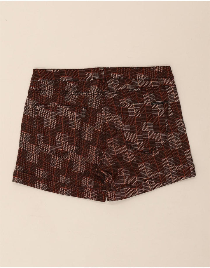 MAISON SCOTCH Womens Casual Shorts W30 Medium Brown Geometric Vintage Maison Scotch and Second-Hand Maison Scotch from Messina Hembry 