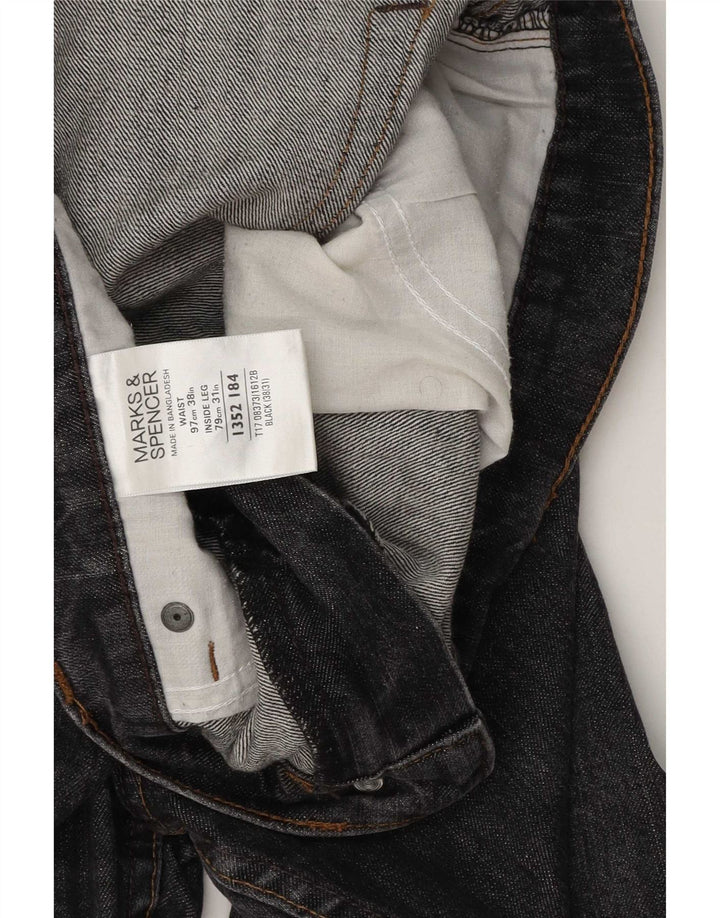 Marks & Spencer Mens Blue Harbour Straight Straight Jeans W38 L31 Grey