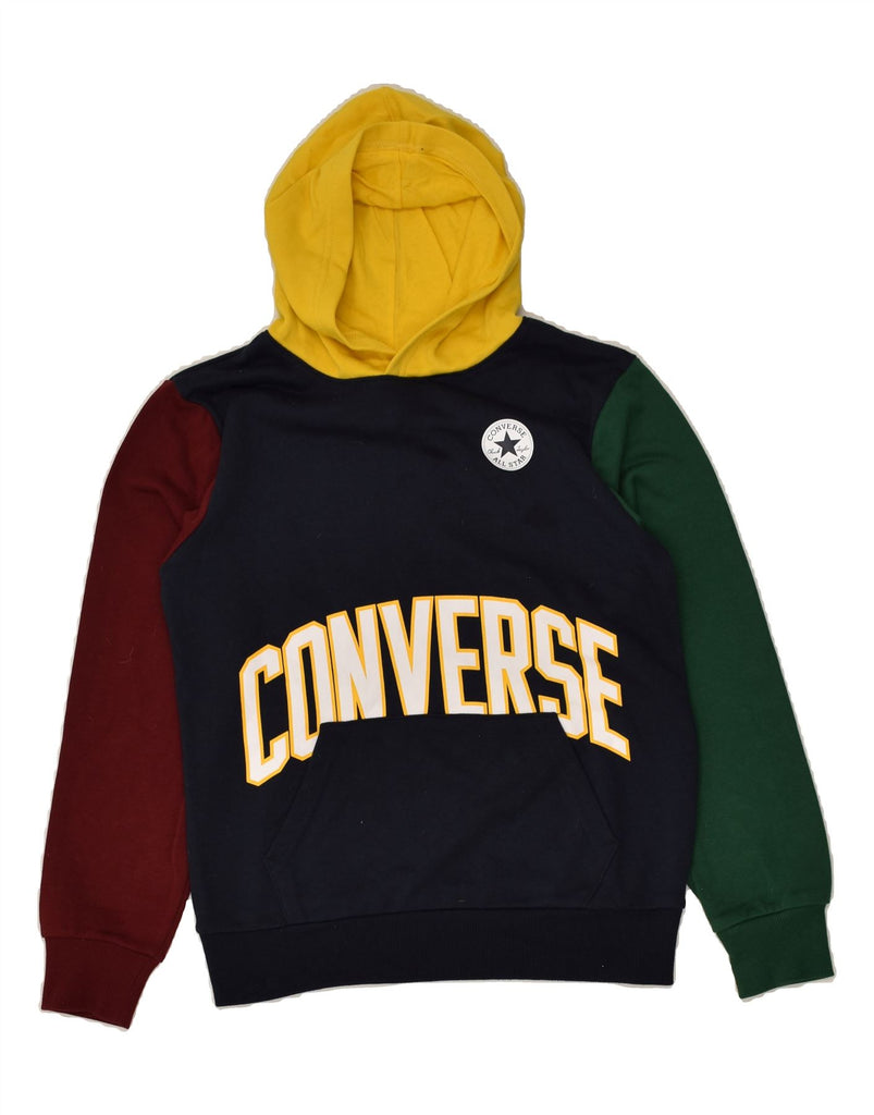 CONVERSE Boys Graphic Hoodie Jumper 12-13 Years Large  Multicoloured | Vintage Converse | Thrift | Second-Hand Converse | Used Clothing | Messina Hembry 