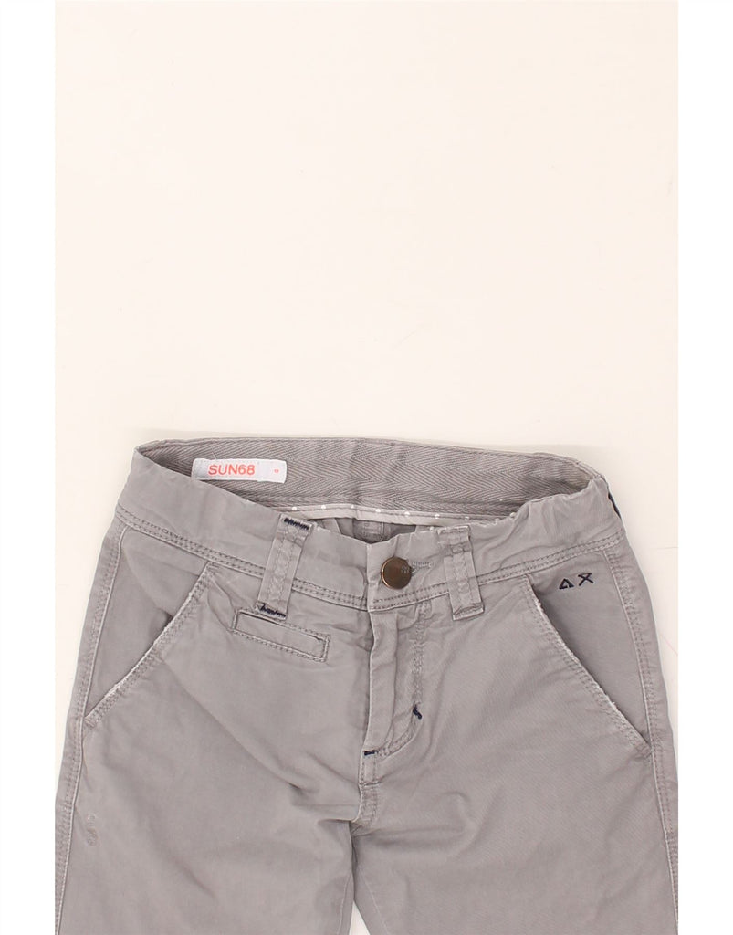 SUN68 Boys Straight Chino Trousers 3-4 Years Grey Cotton | Vintage Sun68 | Thrift | Second-Hand Sun68 | Used Clothing | Messina Hembry 