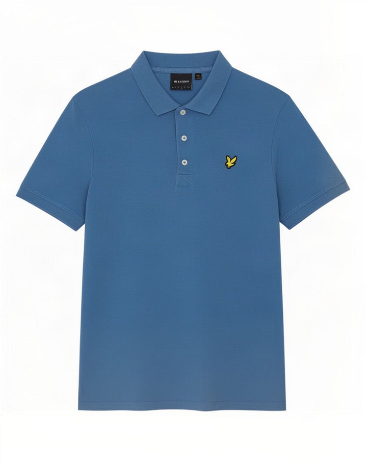 Lyle & Scott Mens Polo Shirt Large Blue