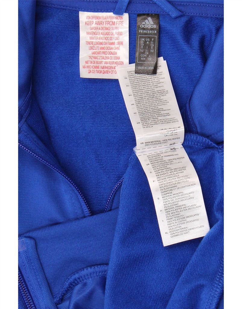 ADIDAS Boys Tracksuit Top Jacket 11-12 Years Blue Polyester Vintage Adidas and Second-Hand Adidas from Messina Hembry 