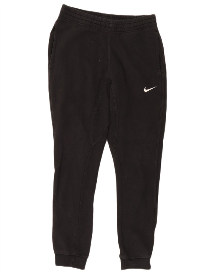 Nike Mens Tracksuit Trousers Joggers Small Black Cotton