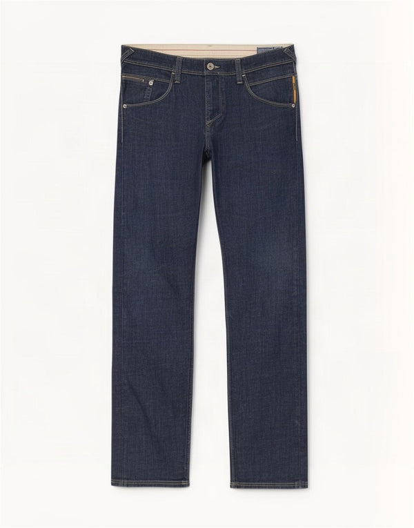 Meltin' Pot Mens Straight Jeans W38 L34 Blue Cotton