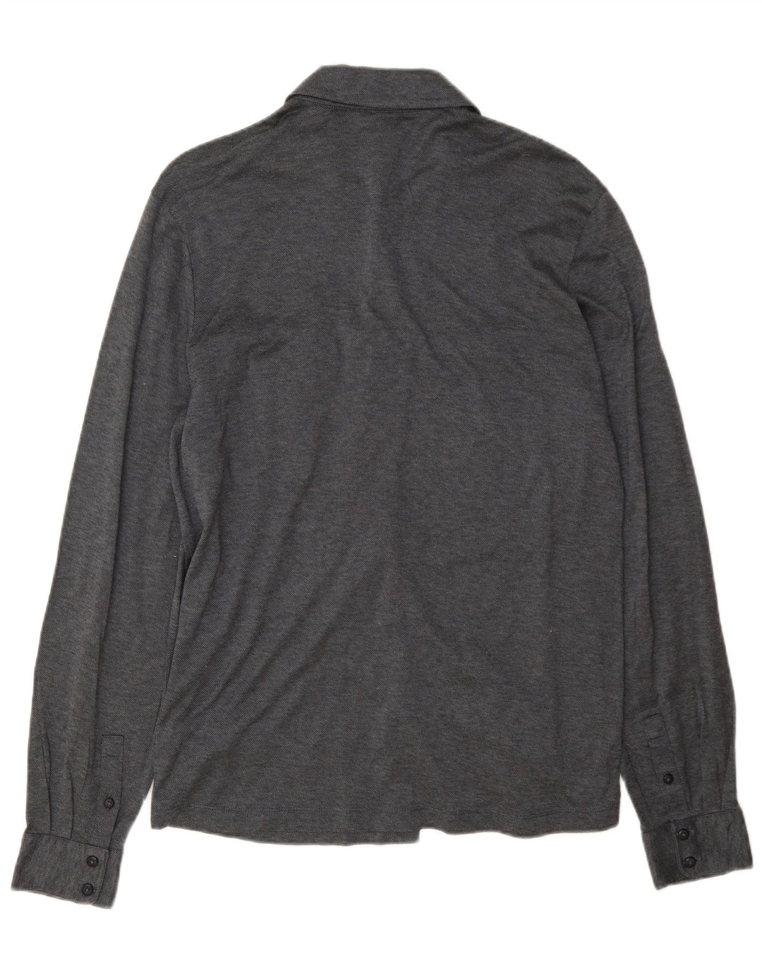 Hugo Boss Mens Slim Fit Shirt Large Grey Cotton