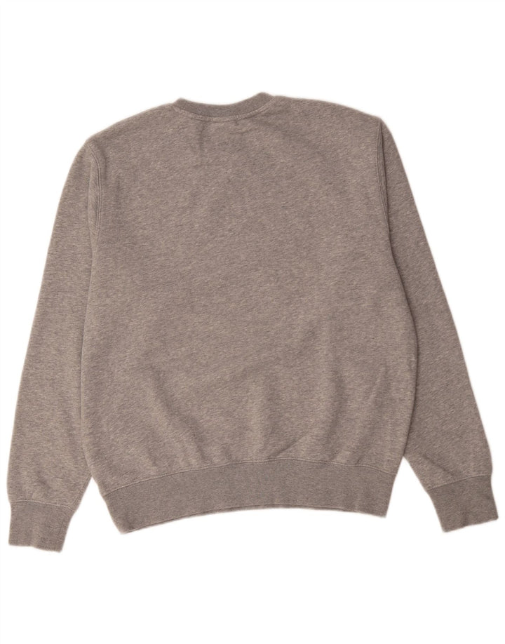 Nike Mens Sweatshirt Jumper Medium Grey Flecked Cotton