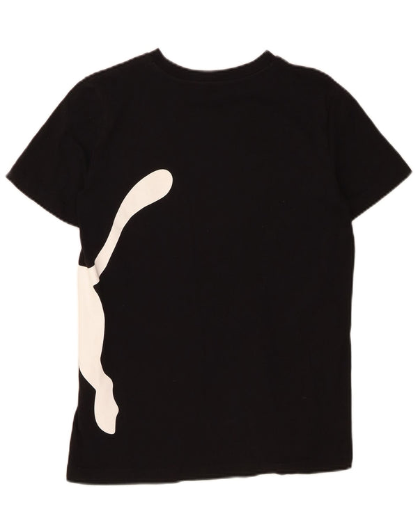 Puma Girls Graphic T-Shirt Top 13-14 Years Black