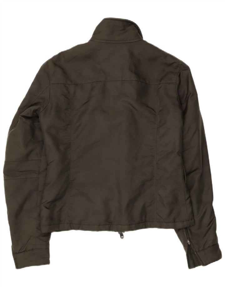 Refrigiwear Womens Utility Jacket UK 14 Large Khaki Nylon