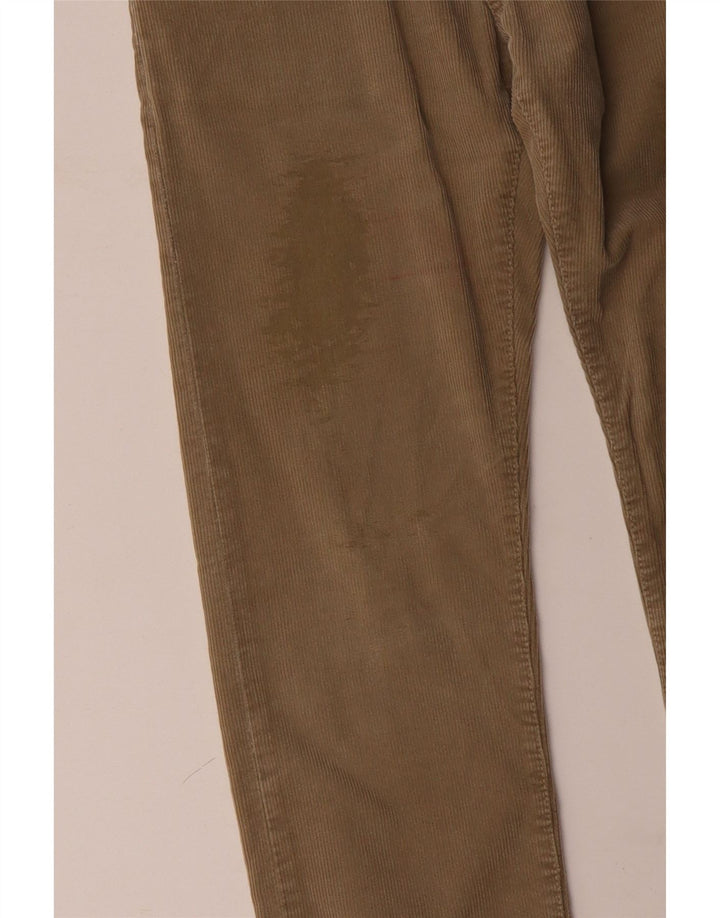 CARHARTT Mens Straight Corduroy Trousers W29 L34 Beige Polyester