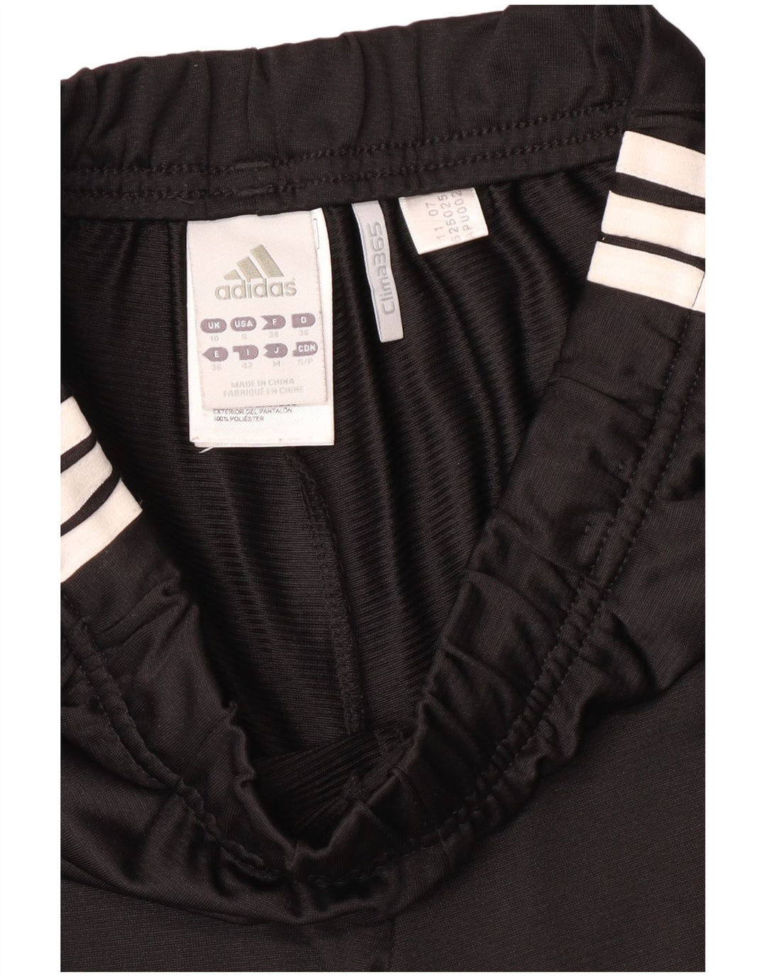 Adidas Womens Clima 365 Tracksuit Trousers UK 10 Small  Black Polyester