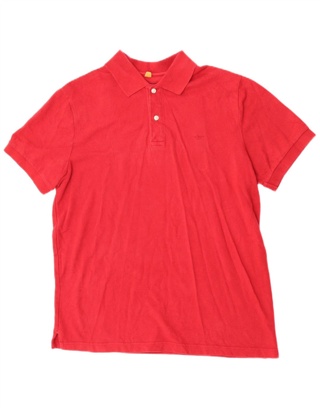 Dockers Mens Polo Shirt Medium Red Cotton