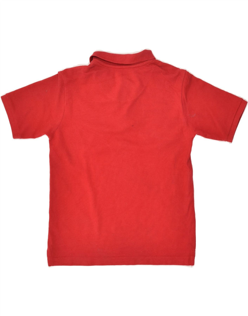 IZOD Boys Polo Shirt 10-11 Years Medium Red Cotton | Vintage Izod | Thrift | Second-Hand Izod | Used Clothing | Messina Hembry 