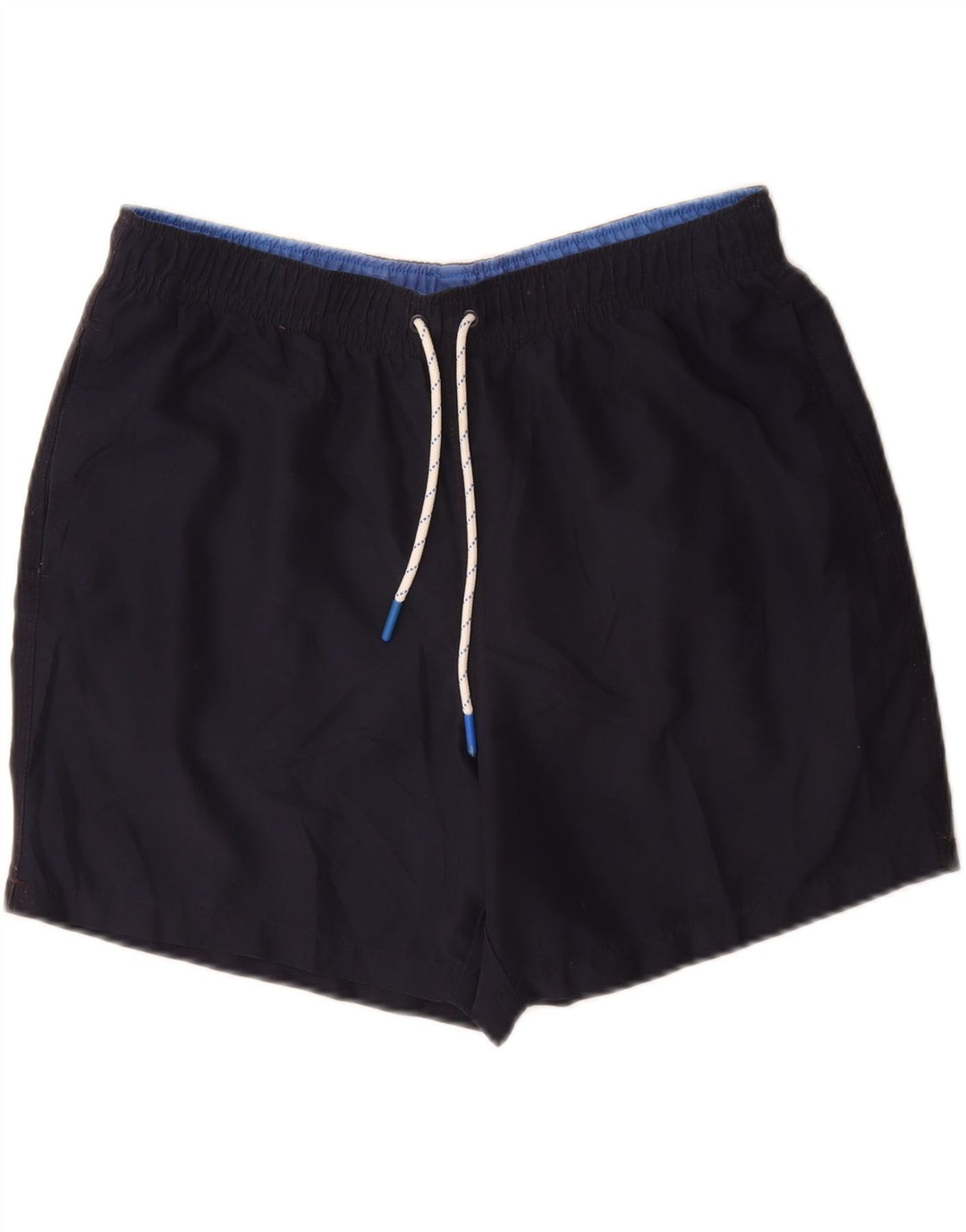 Marks & Spencer Mens Swimming Shorts Large Navy Blue Polyester