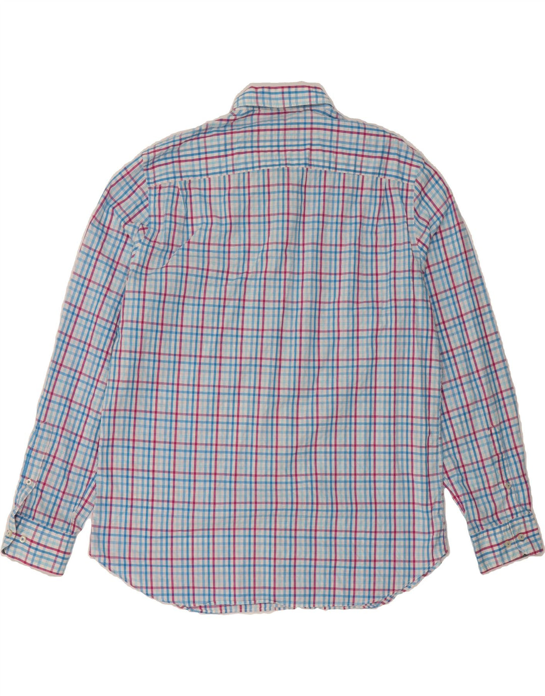 MASSIMO DUTTI Mens Shirt 2XL Blue Check Vintage Massimo Dutti and Second-Hand Massimo Dutti from Messina Hembry 