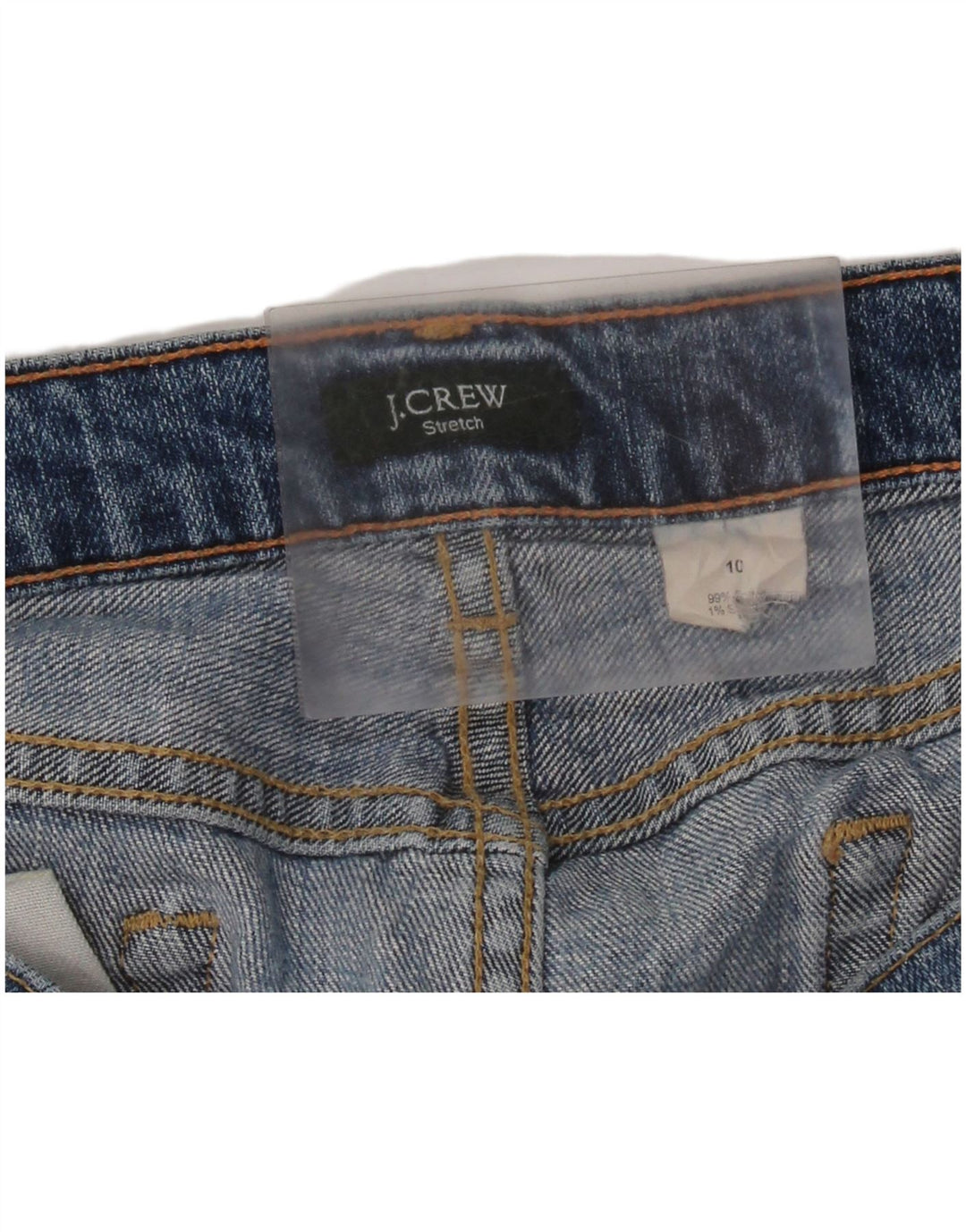 J. CREW Womens Straight Jeans US 10 Large W34 L29 Blue