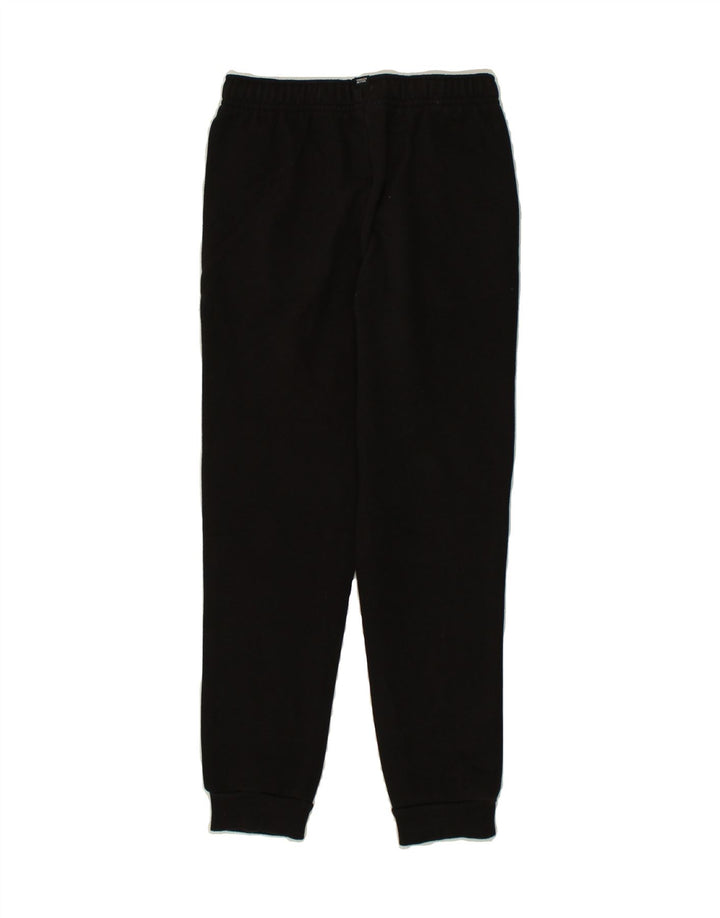 PUMA Boys Graphic Tracksuit Trousers Joggers 11-12 Years Black Cotton | Vintage Puma | Thrift | Second-Hand Puma | Used Clothing | Messina Hembry 