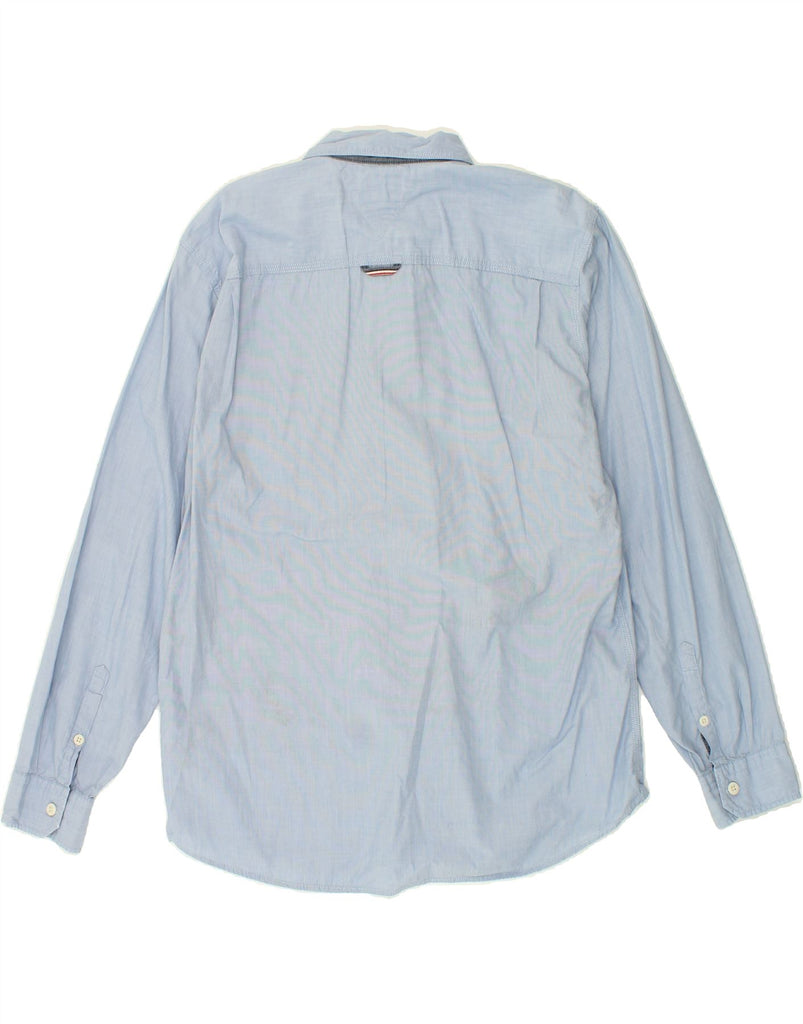 TOMMY HILFIGER Mens Shirt XL Blue Cotton Vintage Tommy Hilfiger and Second-Hand Tommy Hilfiger from Messina Hembry 