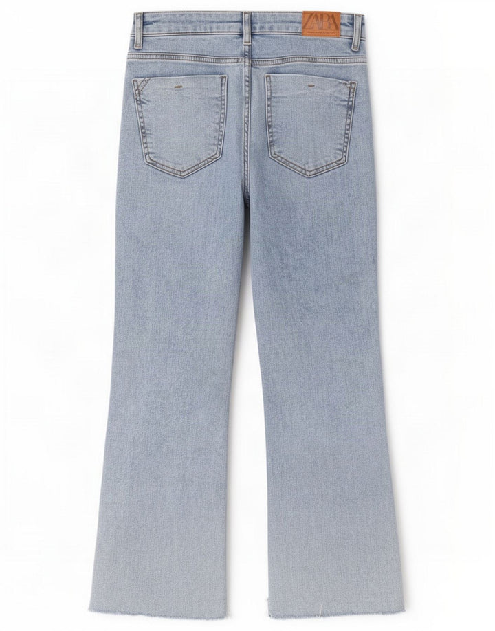 Zara Womens Bootcut Jeans EU 38 Small W28 L26 Blue