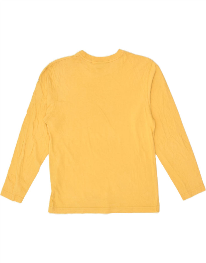 INVICTA Mens Graphic Top Long Sleeve Small Yellow Cotton | Vintage Invicta | Thrift | Second-Hand Invicta | Used Clothing | Messina Hembry 