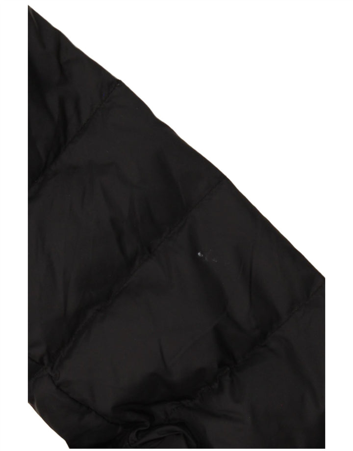 La Martina Womens Padded Coat IT 46 Large Black Nylon