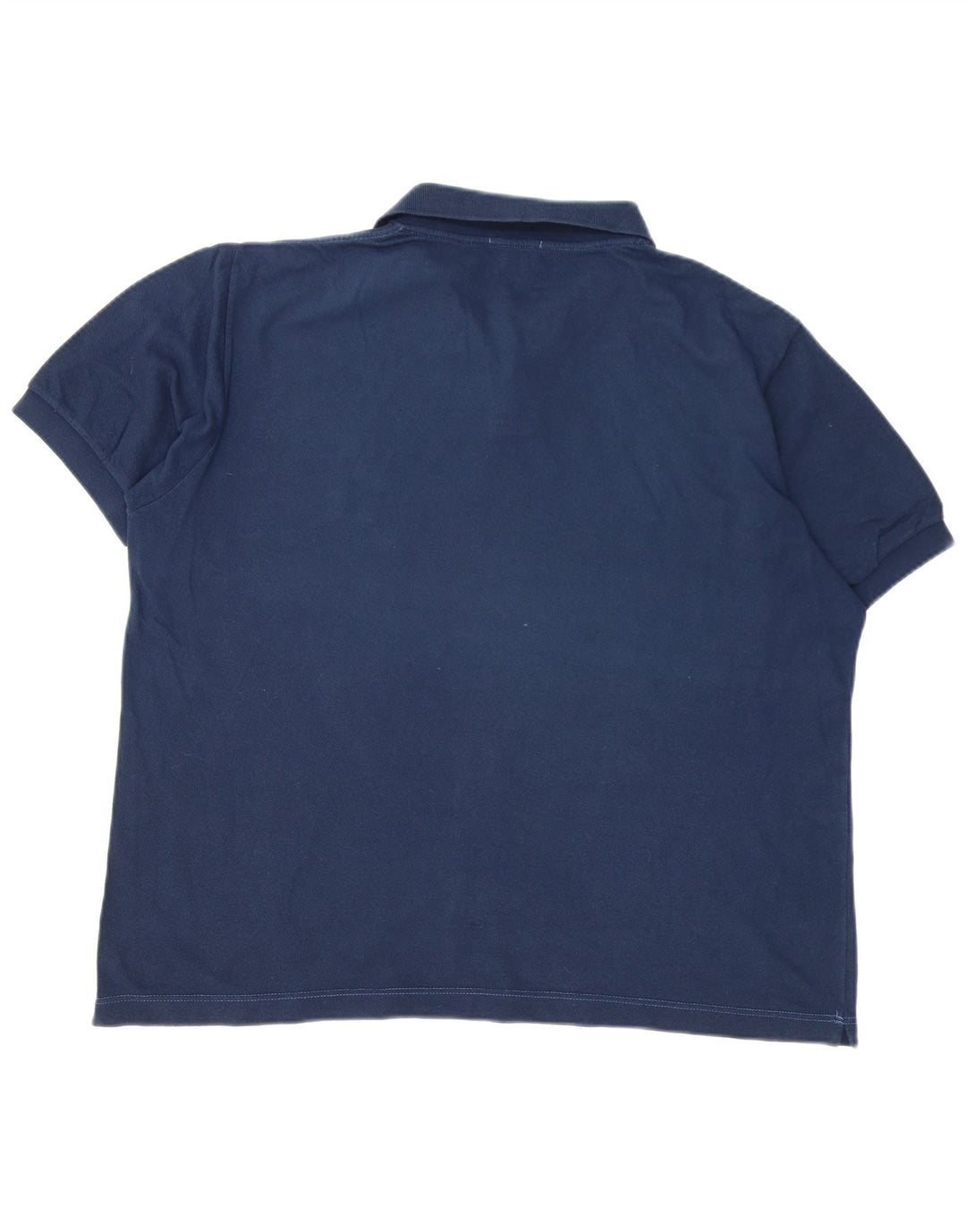 Trussardi Mens Polo Shirt Large Navy Blue Cotton