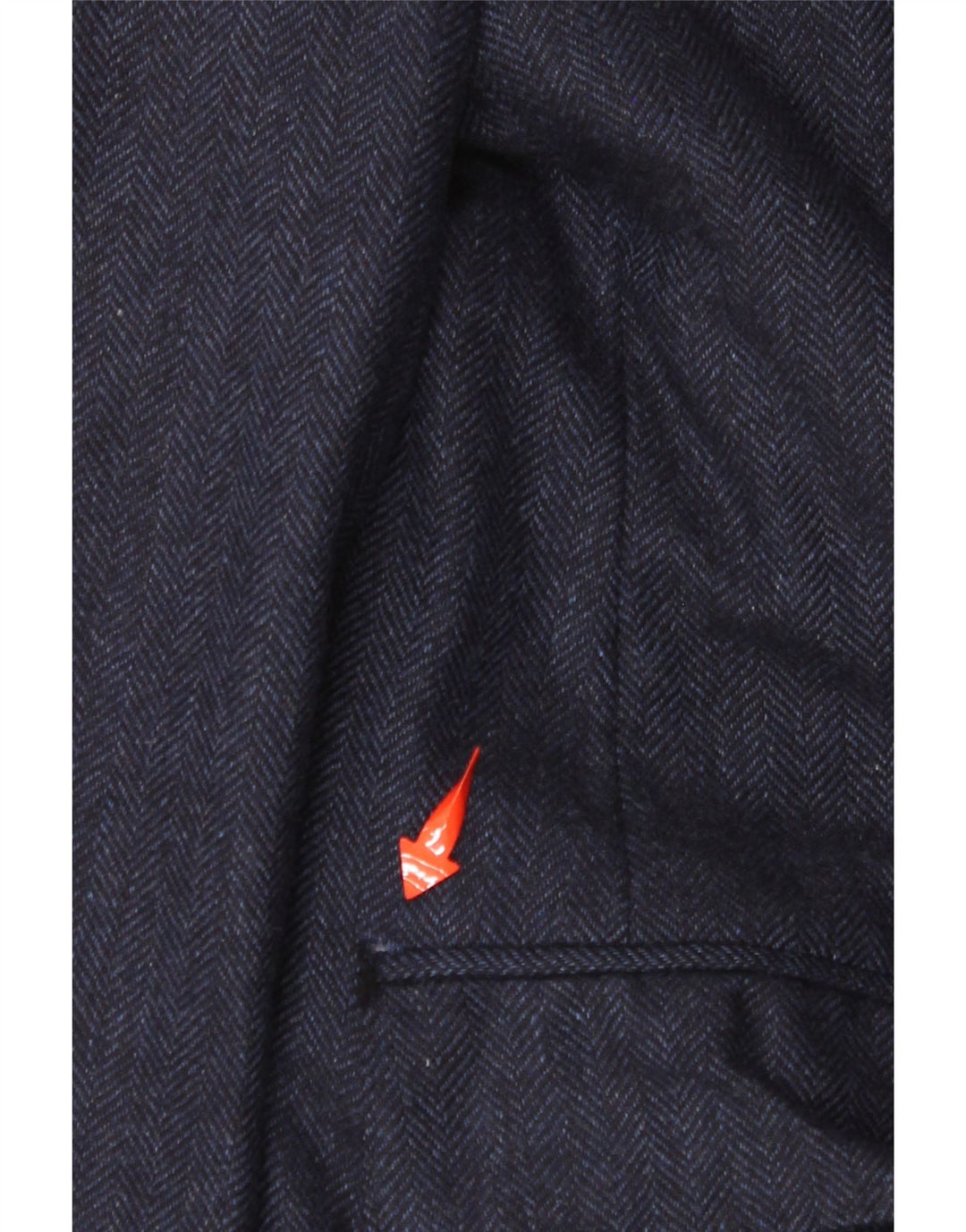 CANALI Mens 2 Button Blazer Jacket IT 52 XL Navy Blue Herringbone Cashmere