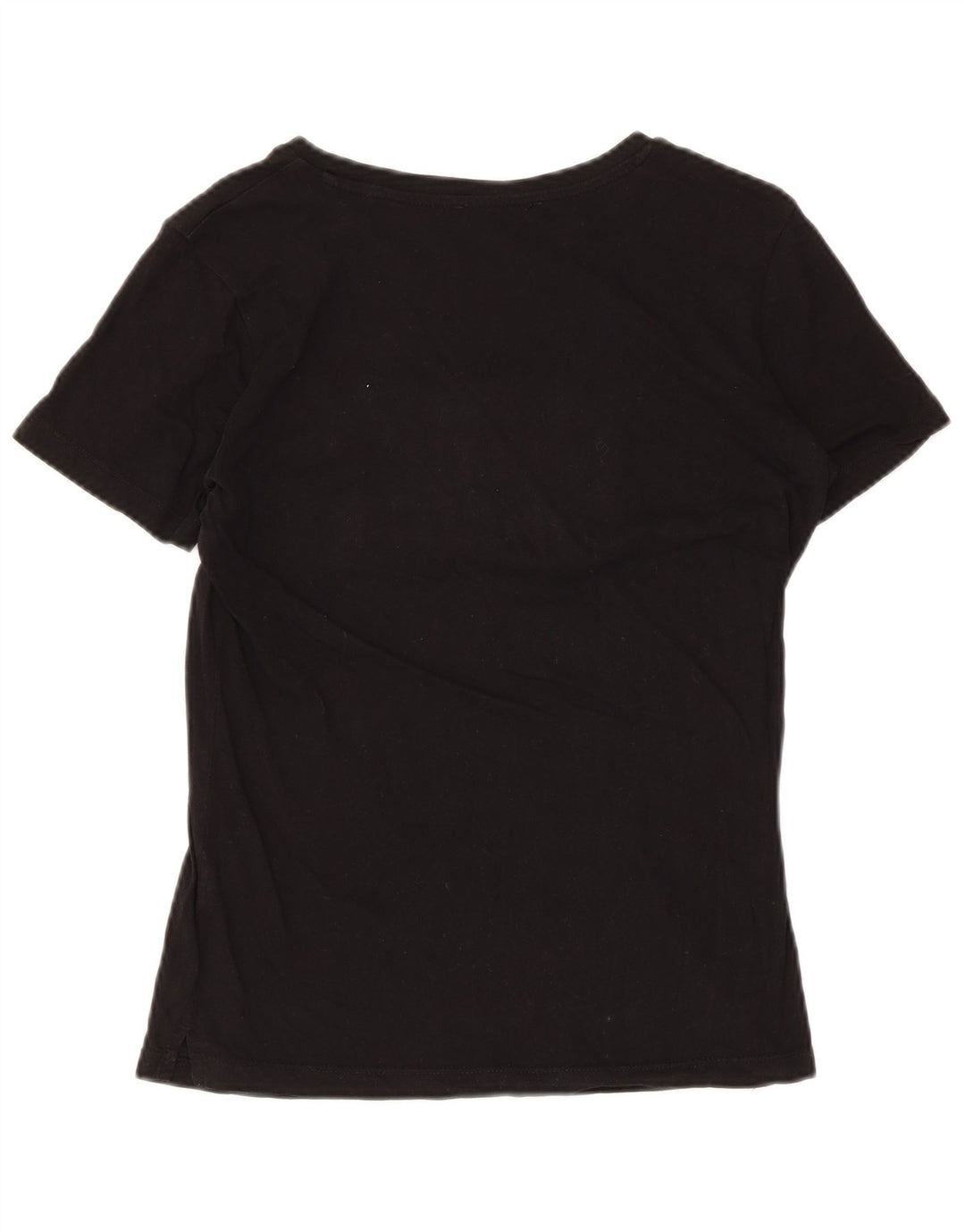 Guess Womens Graphic T-Shirt Top UK 10 Small Black