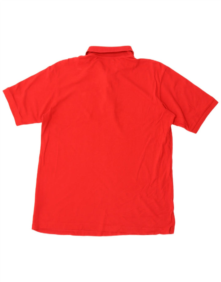 Kappa Mens Polo Shirt XL Red Cotton