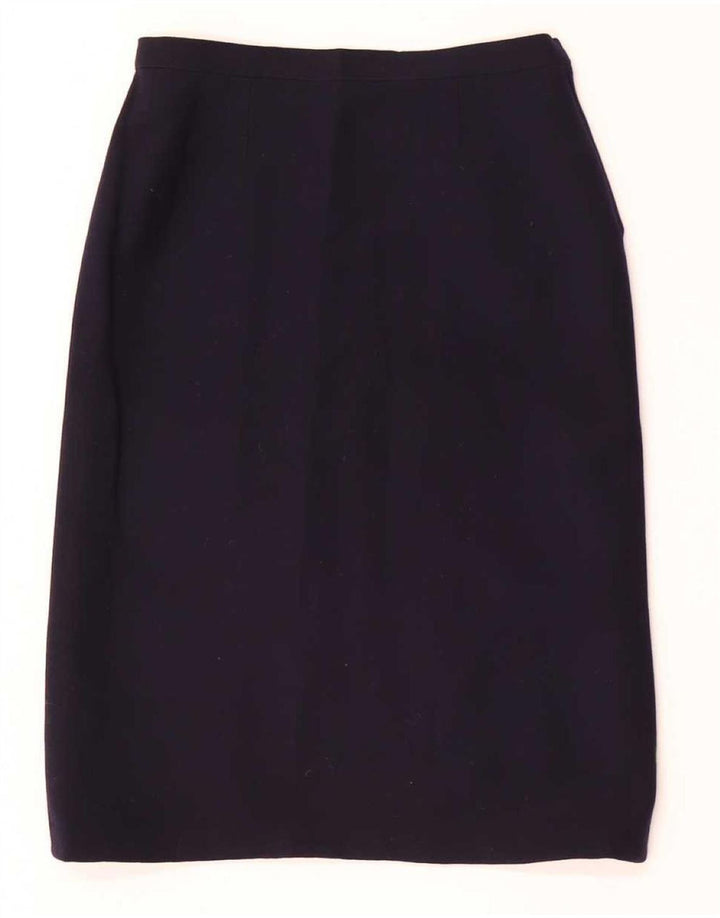 Max Mara Womens 2 Piece Skirt Set IT 44 Medium W26  Navy Blue