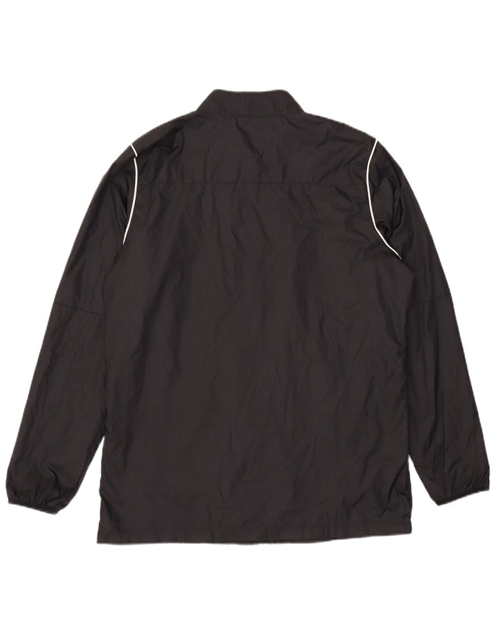 Nike Mens Rain Jacket UK 40 Large Black Polyester