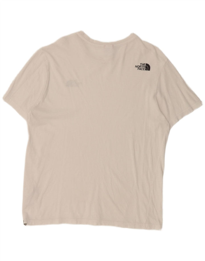 The North Face Womens T-Shirt Top Medium White Cotton