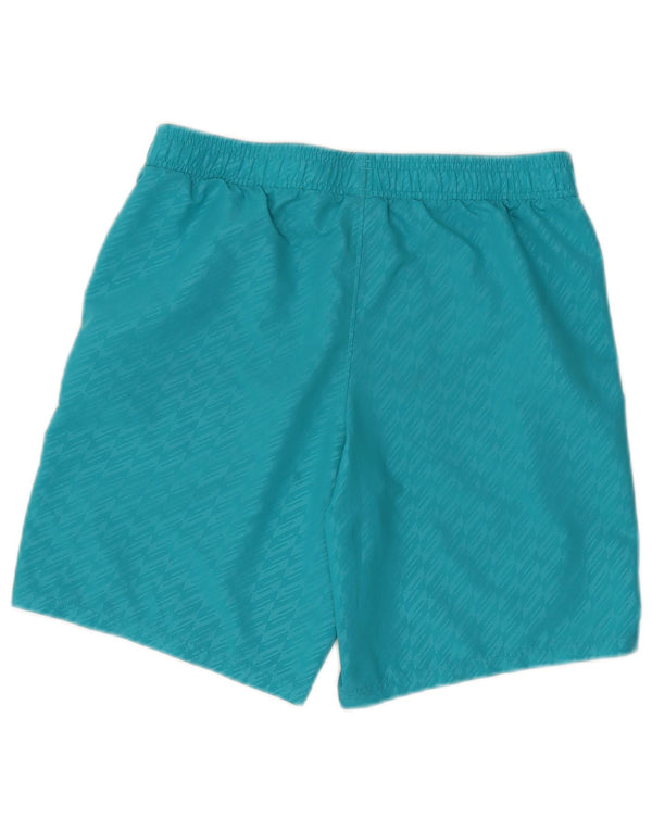 UNDER ARMOUR Boys Sport Shorts 13-14 Years XL Turquoise Geometric