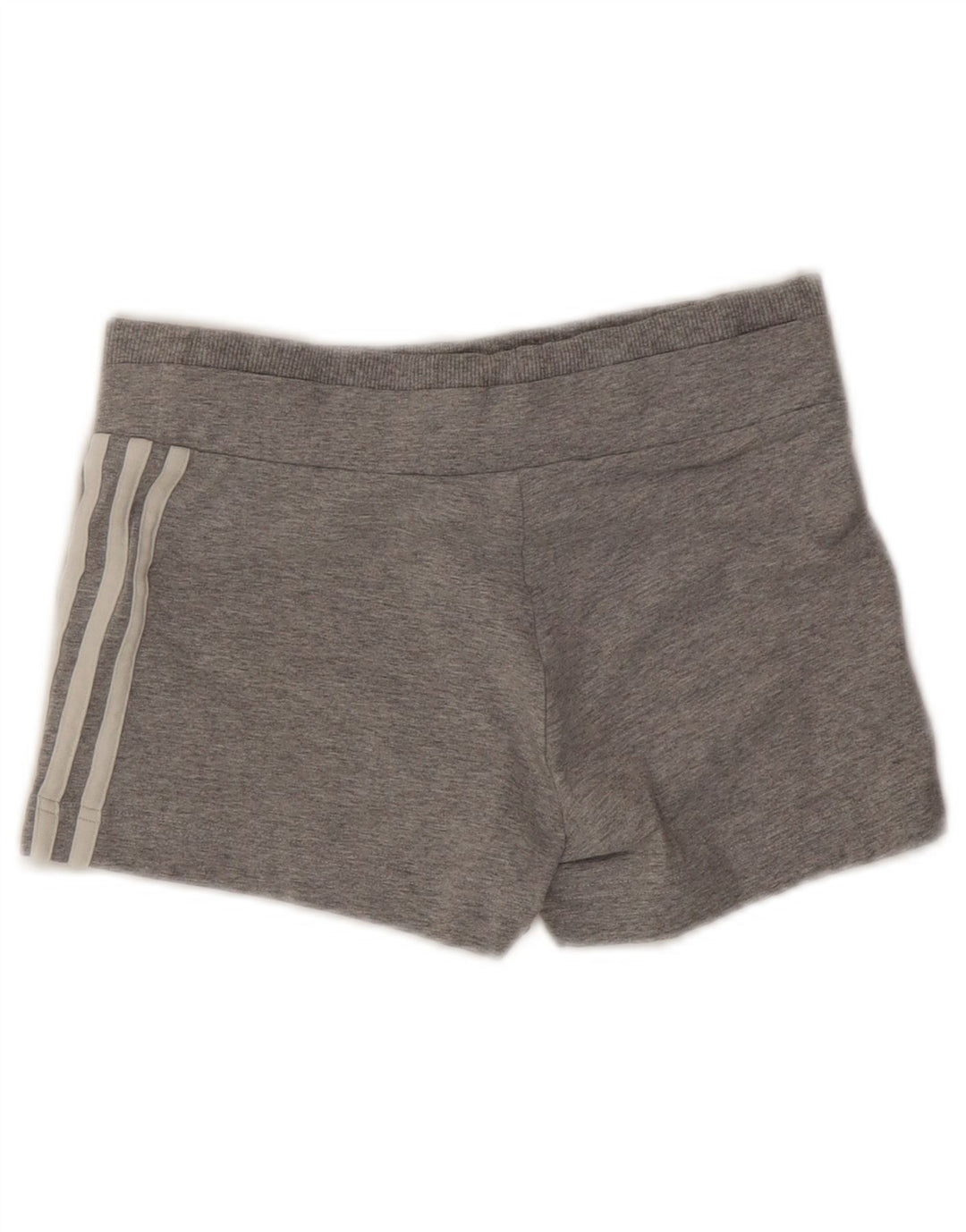 Adidas Womens Sport Shorts UK 8 Small Grey Flecked
