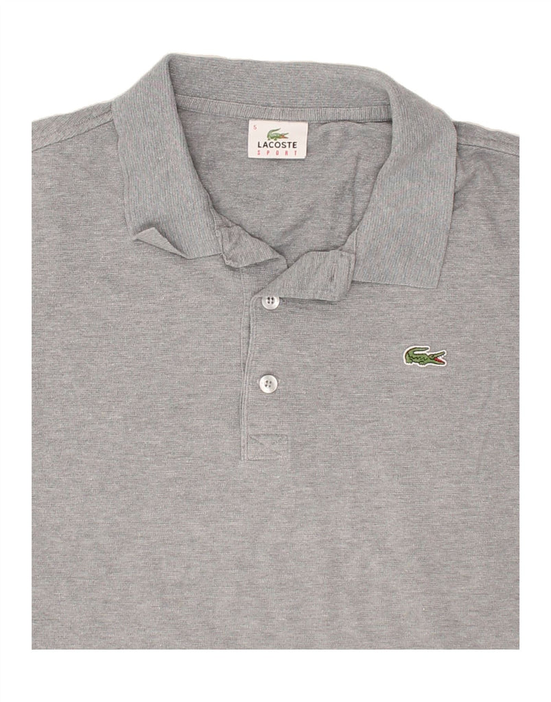 LACOSTE Mens Polo Shirt Size 5 Large Grey Cotton | Vintage Lacoste | Thrift | Second-Hand Lacoste | Used Clothing | Messina Hembry 